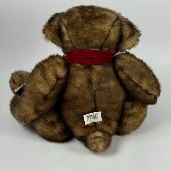 Dan Dee Holiday Greetings Teddy Bear Happy Holidays From Pennsylvania Plush Bow - Picture 5 of 8